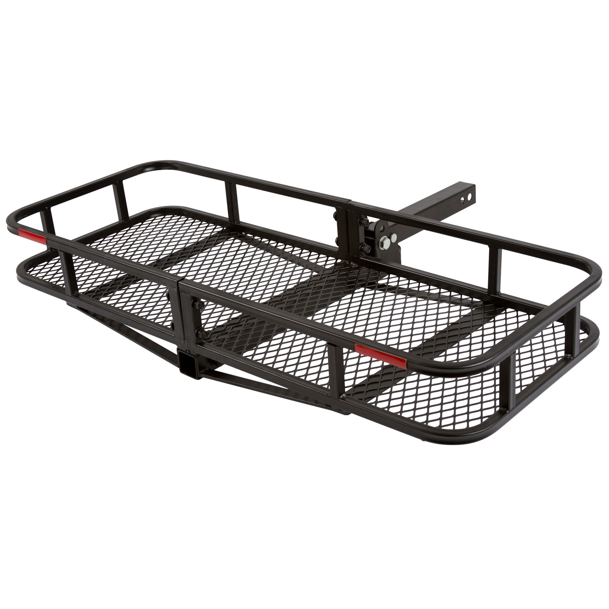 Ironton Steel Hitch Cargo Carrier, 500Lb. Capacity, Black, 53.5in.L x